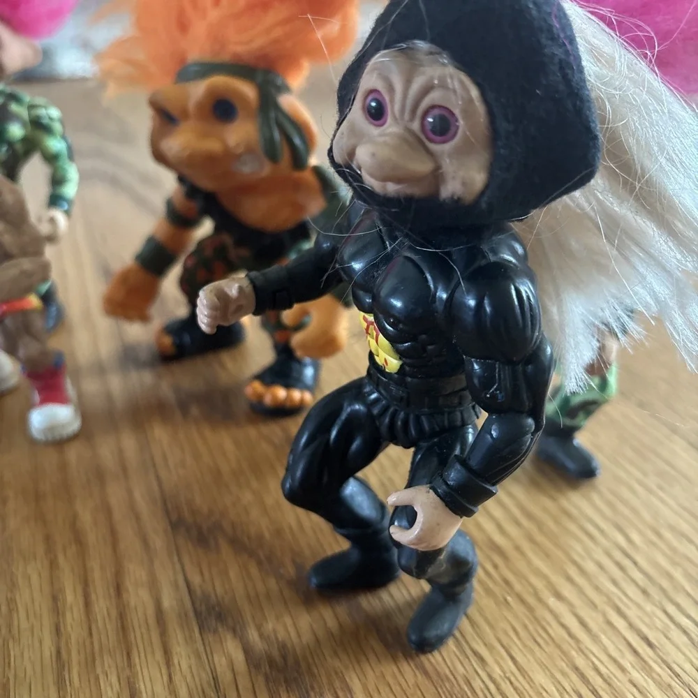 1992 Vintage Hasbro, TNT,  Battle Trolls Lot Of 5‎ Figures RARE